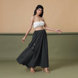 6-Way Convertible Black Tie-Dye Cotton Skirt Dress