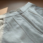 Off-White Cotton High-Rise Straight Leg Pant