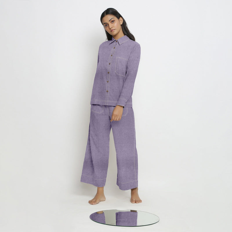 Wisteria Cotton Linen Full Sleeve Button-Down Shirt