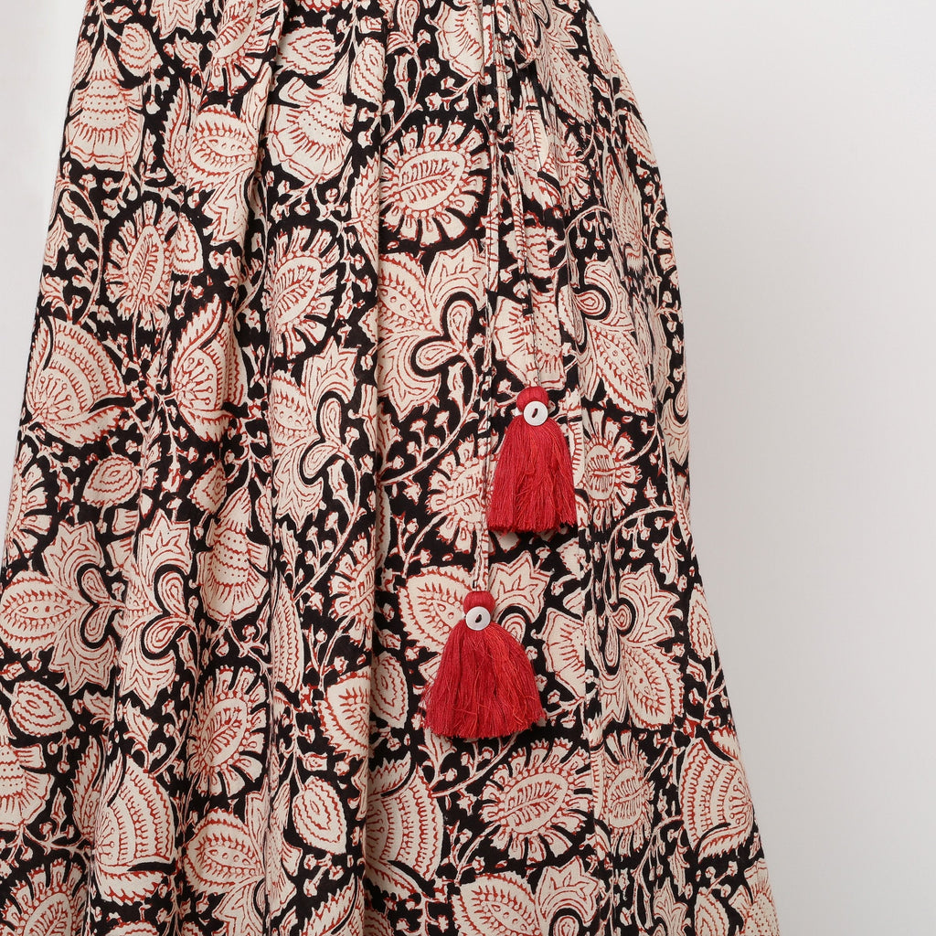 Close View of a Model wearing Convertible 3-Way Beige Skirt Dress