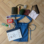 Powder Blue 100% Cotton Khadi Sling Bag