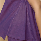 Violet Godet Cotton Top and Elasticated Godet Pant Co-ord Set